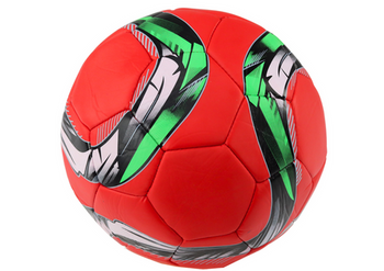 Roter großer Fußball 24 cm Größe 5