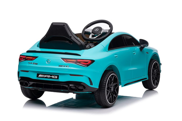 Battery-powered car Mercedes CLA 45s AMG Turquoise 4x4