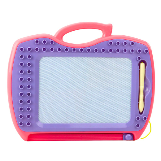Magnetic Board With Slider Stamps Patterns Pink
