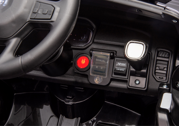 Battery Operated Car ZB618P Dodge Ram Police Black