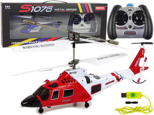 SYMA S111G helicopter + Remote Control R/C GYRO