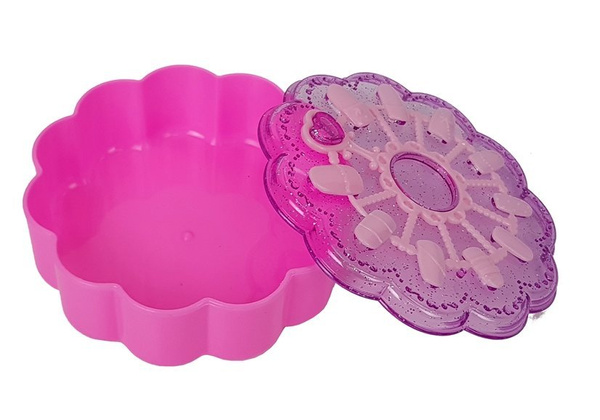 Set von 2 in 1 Armbandherstellung und Nagelmalerei Perlen Nagellacke