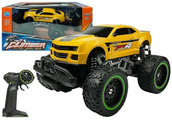Remote controlled Car Off-road R/C Yellow High Wheels