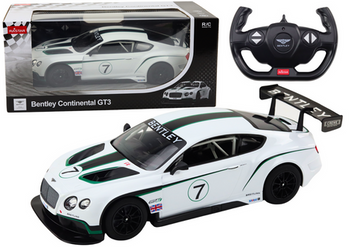 RC Sports Car 1:14 Bentley Continental GT3 White