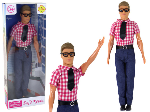 Male Kevin Doll In Formal Wear Moveable Hands Legs Head Red