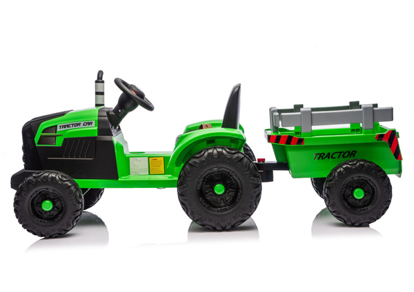CH9959B Battery Operated Tractor with Trailer Light Green 24V