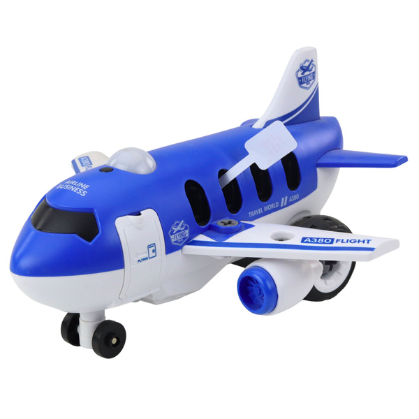 Remote Controlled Screwdriver RC Plane Blue 2in1