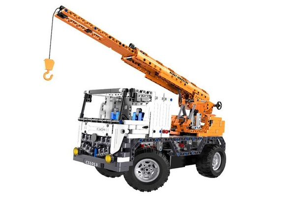 Tipper Truck Crane 2in1 Remote Controlled 2.4G Block 838 elements C51013W