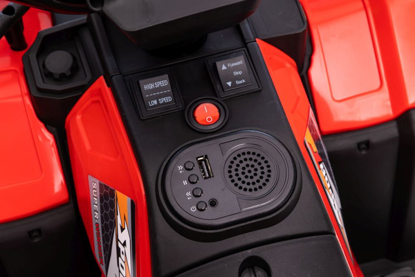 Elektrisches Ride-On-Quad JC915 Rot