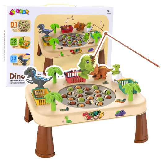 Electric Dinosaur Catching Table with Rotating Sounds