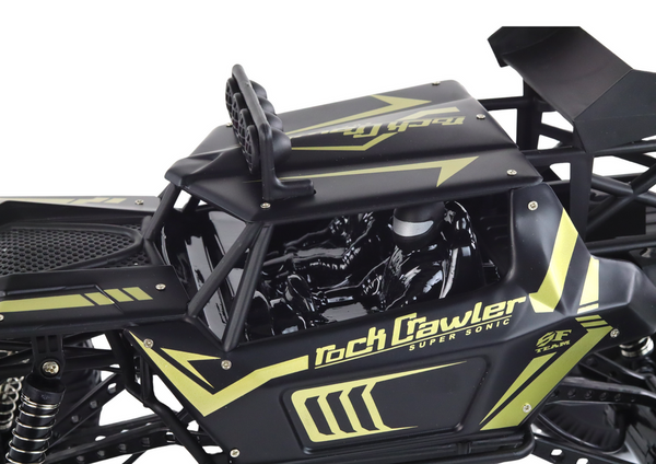 Großes ferngesteuertes Auto im Maßstab 1:8, 2,4G-Steuerung, Schwarz