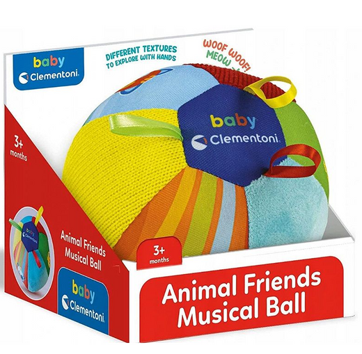 Weicher Musikball mit Tieren Clementoni 17475