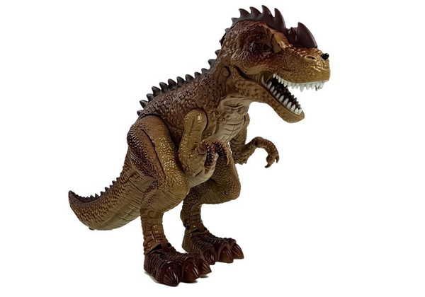 Moving Tyrannosaurus Dinosaur With Steam Gun Light Sound Green