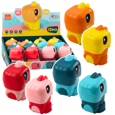 Dinozaur Jeżdżący Z Napędem Aktywacja Ruchem Dla Malucha