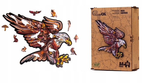 Holzpuzzle EKO 68 Karpatenadler A4 PuzA4-01750