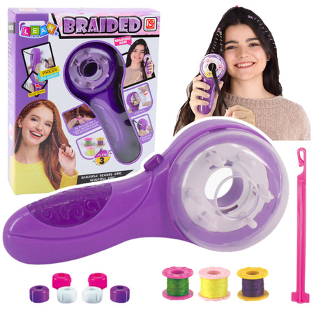 Haar-Schönheitsset, Flechtmaschine, Fäden, Gummibänder, Perlen