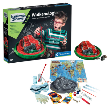 Scientific Fun Volcanology Science Kit Polish Language Clementoni 50893