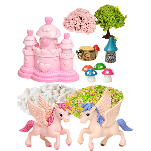 Creative Kit Terrarium Unicorns Night Light Voice Control DIY