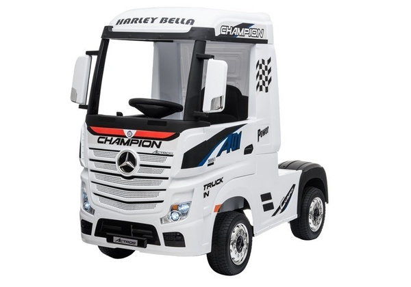 Kinderauto Mercedes Actros Weiß