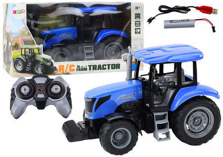 Remote Controlled Tractor RC 2.4G Sounds Blue