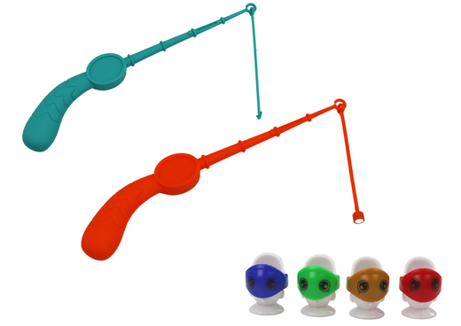 Fishing Arcade Game Orange Dinosaur Table