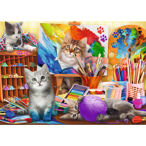 Puzzle - 2x500 - Kunst der Malerei FSC Mix 70% 37530