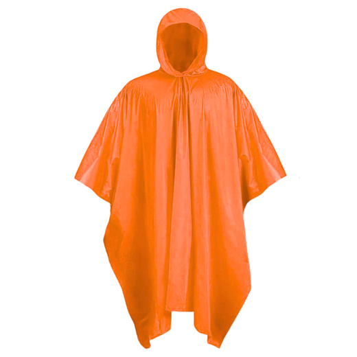 Reusable Raincoat Orange 132 x 203 cm