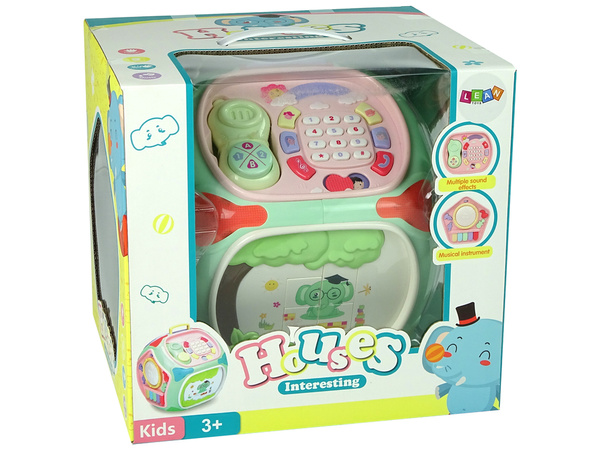 Interaktywny Sorter z Telefonem Nauka Kształtów Liczb Pianinko