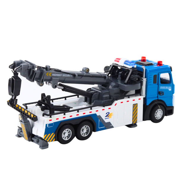 Vehicle Boom Truck Tow Truck Metal Cabin Lights Sounds
