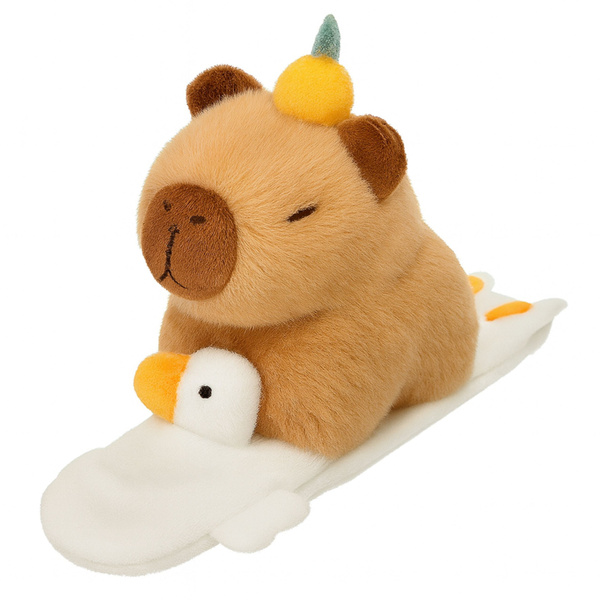 Plush Self-tightening Wristband Goose with Capybara