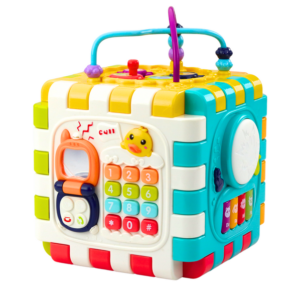 Educational Cube Musical Interactive For Toddlers 6in1