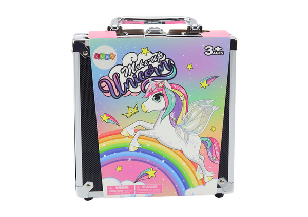 Beauty Set in a Suitcase Eyeshadows Glitters Nail Polishes Black