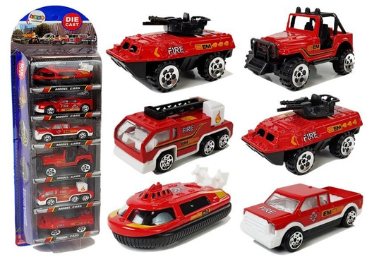 1:64 Feuerwehr Set 6 Stück
