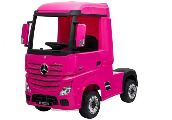 Battery-powered car Mercedes Actros Pink 4x4