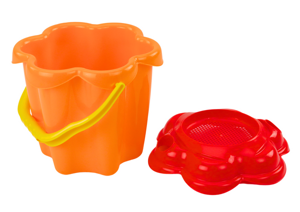 Sand Set, Bucket, Grinder, Strainer, Molds, 9 Colorful