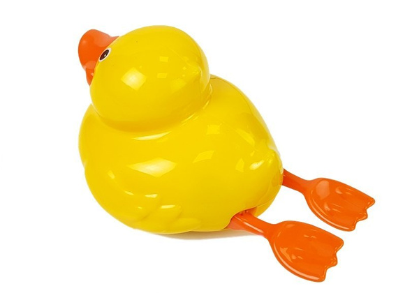 Yellow Duck on Batteries 18 cm for the Bath
