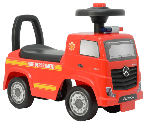 Mercedes Actros Police 3316A Rotes Aufsitzfahrzeug