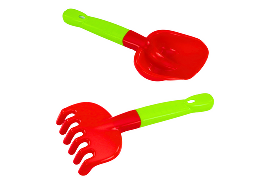 Sand Toy Set, Shovel, Rake, Molds, 6 pcs.