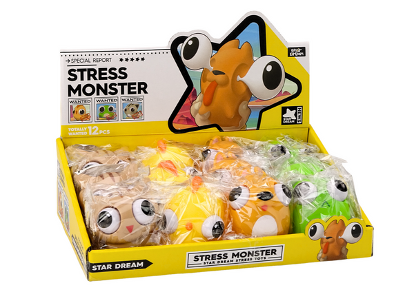 Anti-Stress-Spielzeug Happy Monster Gniotek Sensory MIX