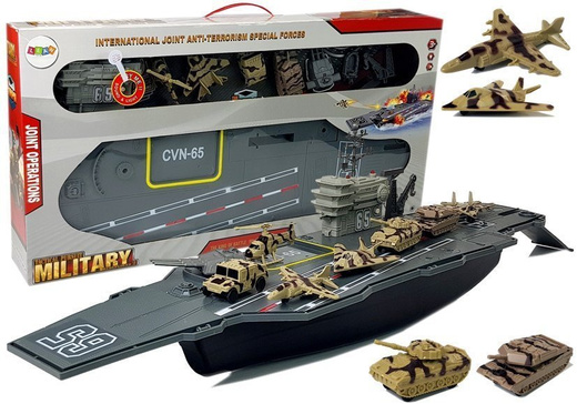 Huge Aircraft Carrier Boat Military Vehicles Sound 86 cm