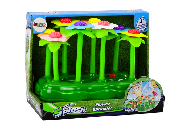 Garden Toy Water Flowers Sprinkler Fountain For Children Backlight