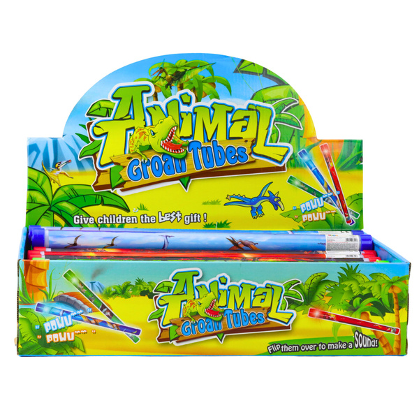 Akustik Sound Tube Dinosaurier Lichter Bunt 40cm Mix