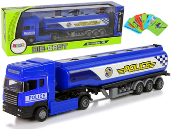 Blauer Polizei-Panzerwagen 30 cm Lang