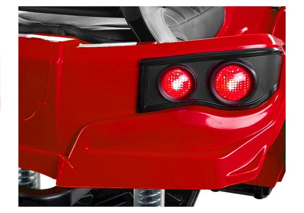 Elektro Quad BDM0906 Rot Ledersitz 2x45W 3 Geschwindigkeiten Fahrzeug