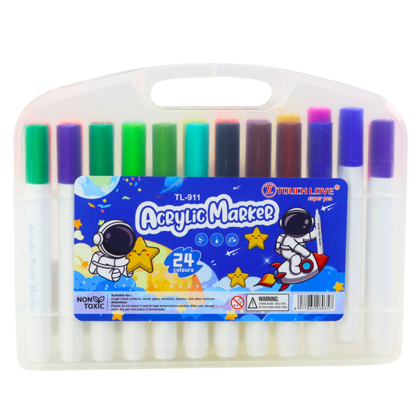 Set Acrylmarker im Organizer, 24-tlg