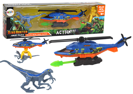 Helicopter Helicopter Dinosaur Park Blue Dino Park Set