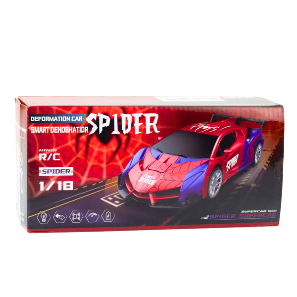 Car Robot Spider Remote Controlled 2in1 Lights Sounds