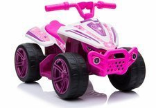 TR1805 Electric Ride-On Quad White-pink