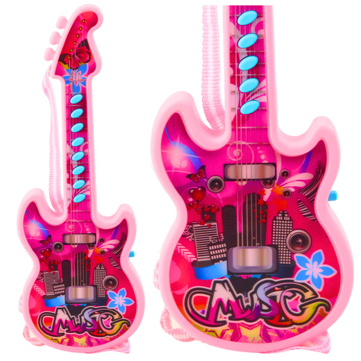 E-Gitarre für Kinder Melodien Solmization Range Pink 29cm 