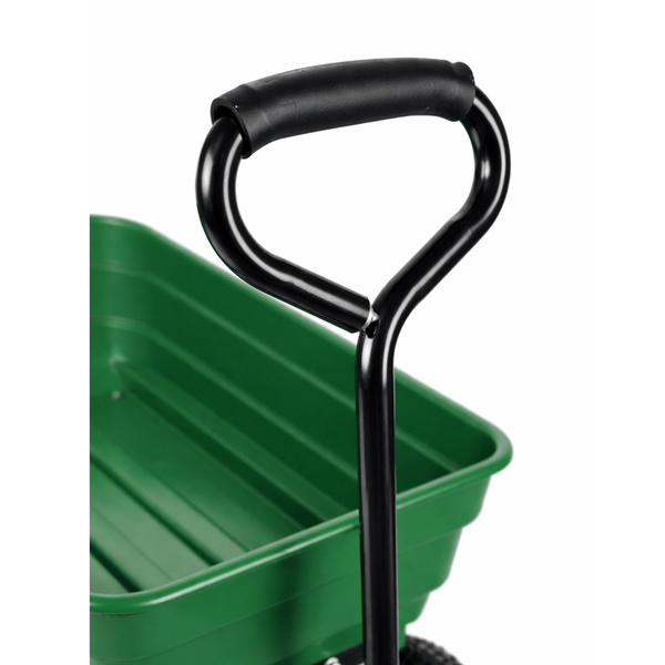 Gartentransportwagen mit abnehmbarer Kippmulde, grün, 120 kg